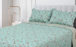 Greenville Reversible Patchwork Bedspread/Throw