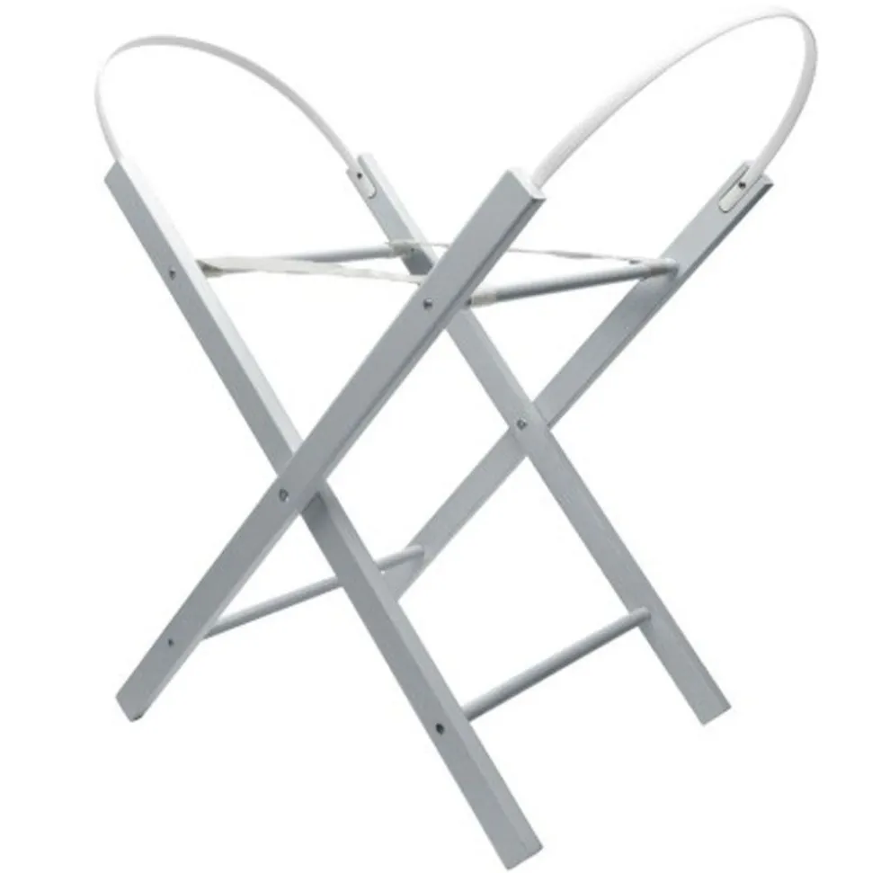Grey Moses Basket Stand