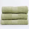 450GSM 100% Cotton Face Cloth Green