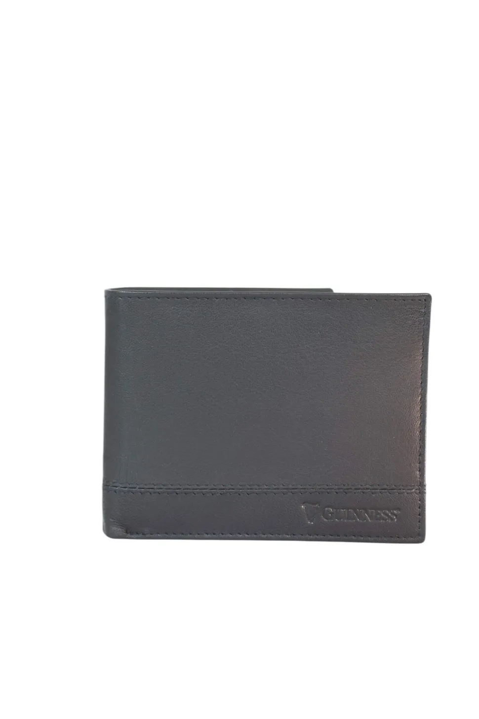 Guinness Black Leather Wallet & Keyring