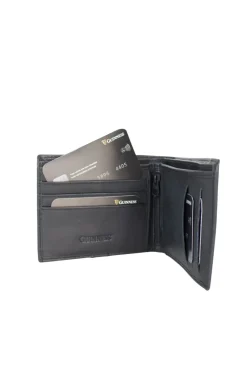 Guinness Embossed 100% Black Leather Wallet