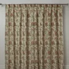 Harmony Pencil Pleat Floral Curtains