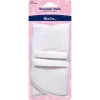 Hemline Standard Large White Set In Shoulder Pads