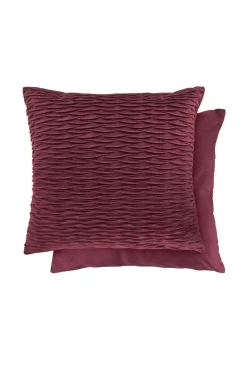 Henley Velvet Bordeaux Red Cushion Cover