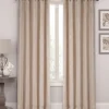 Herringbone Eyelet Readymade Curtains Natural