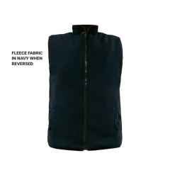 Hi-Visibility Hi-Viz Yellow Reversible Bodywarmer Jacket