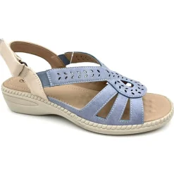 Holly Women's Cushion Walk Sandals Blue