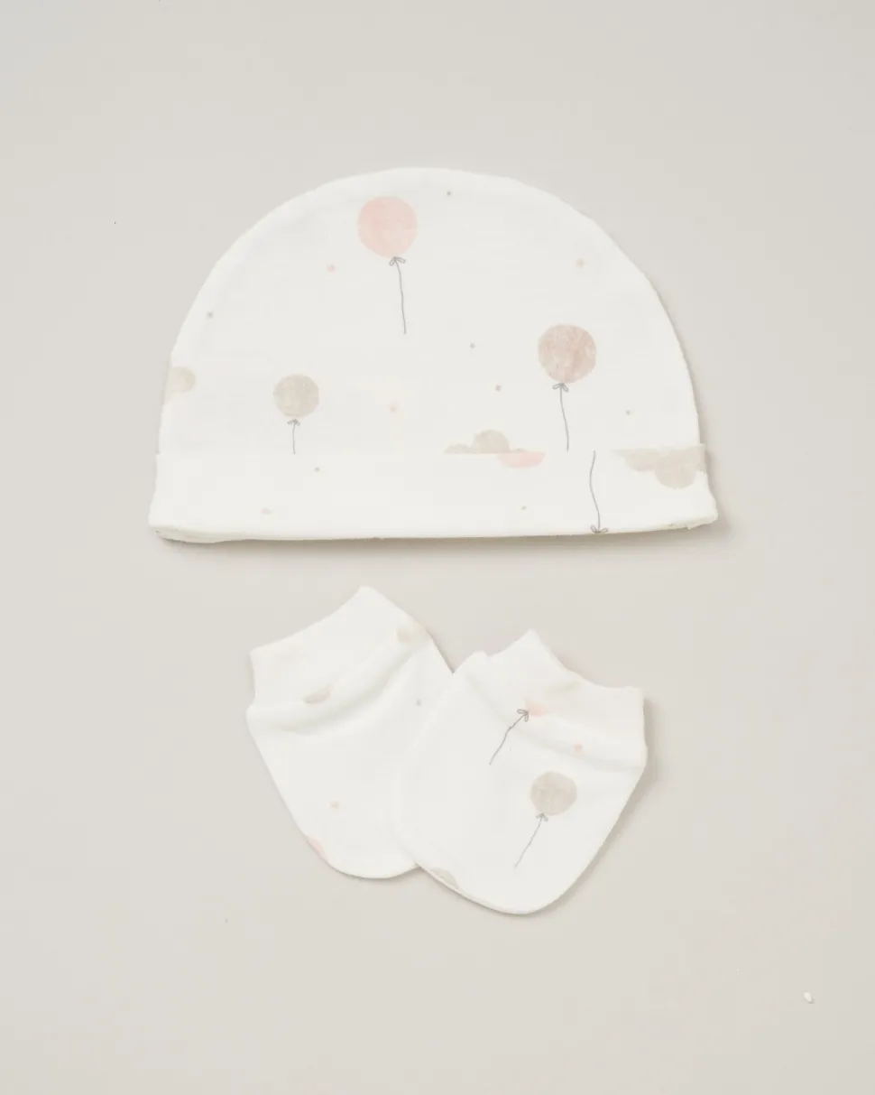 Homegrown Baby 100% Organic Cotton 5 Piece Printed Gift Set-Pink