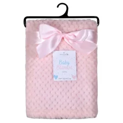 Honeycomb Baby Blanket Pink