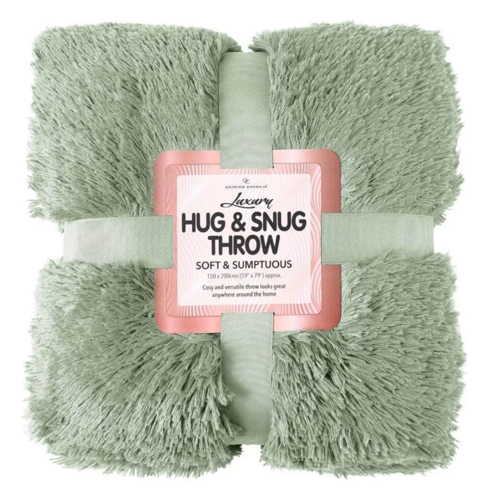 Hug & Snug Fleece Throw Blanket by Gaveno Cavailia