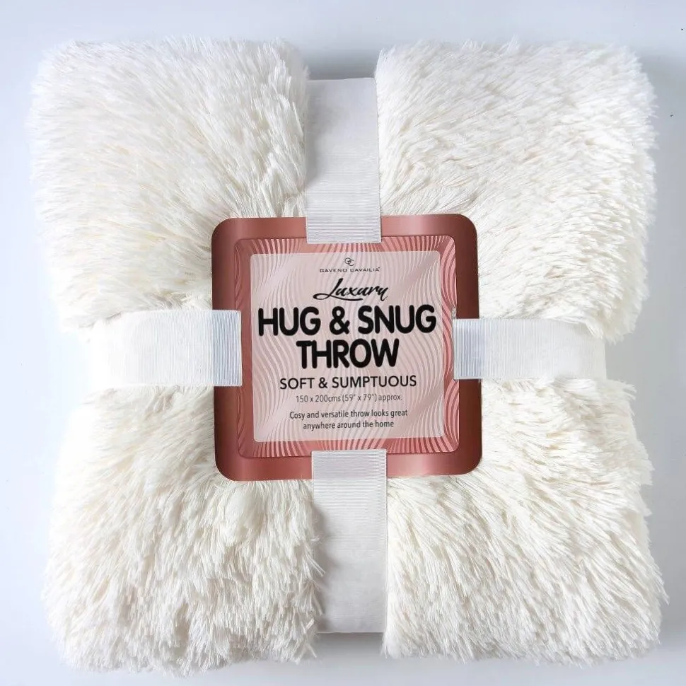 Hug & Snug Fleece Throw Blanket by Gaveno Cavailia