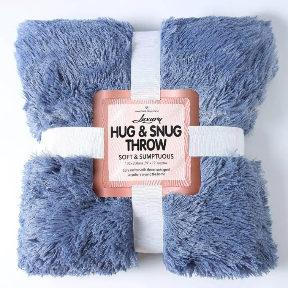 Hug & Snug Fleece Throw Blanket by Gaveno Cavailia