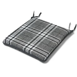 Hugo Check Seat Pad Grey