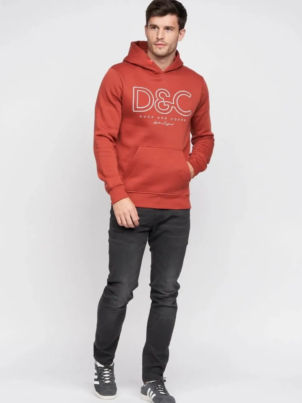 Icarusa Hoodie Red by Duck & Cover