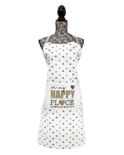 In my Happy Place 100% Cotton Apron by Country Club