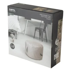 Inflatable Pouf Light Grey 50x30cm