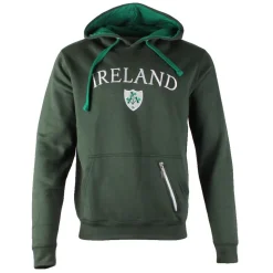 Ireland Shamrock Crested Hoody