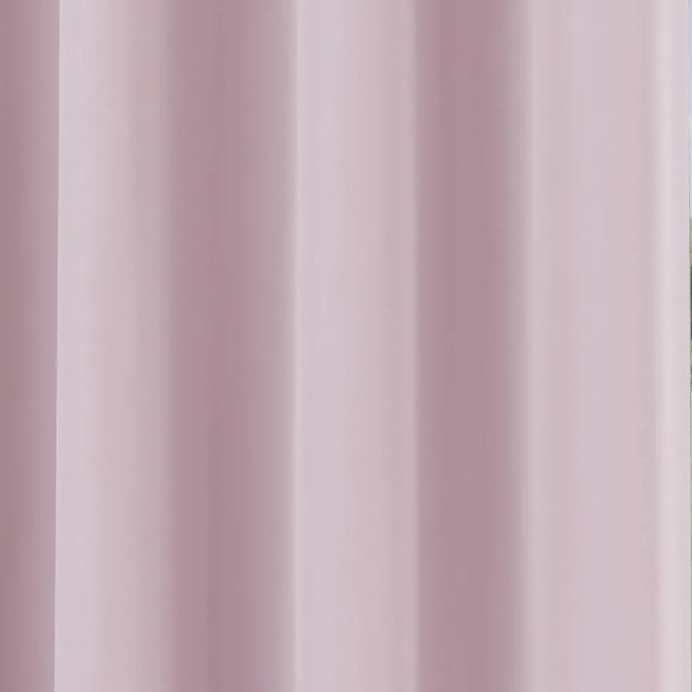 Iris 90% Blackout Eyelet Curtains Pink