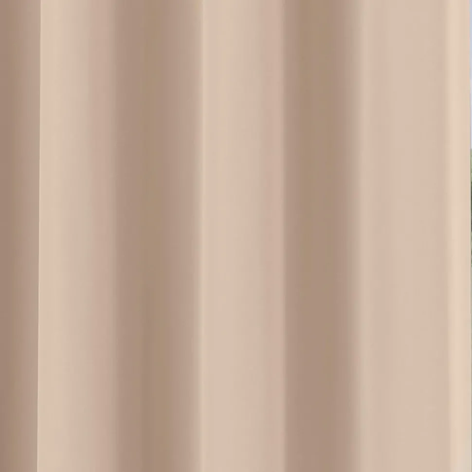 Iris 90% Blackout Eyelet Curtains Natural