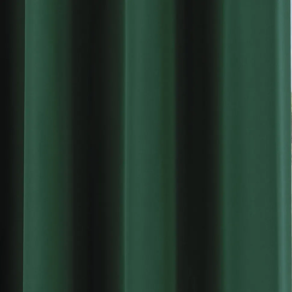Iris 90% Blackout Eyelet Curtains Green