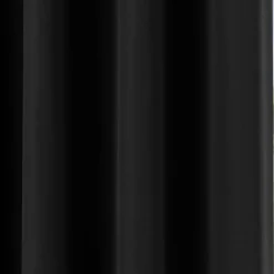 Iris 90% Blackout Eyelet Curtains Black