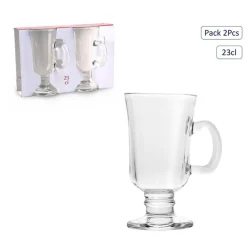 Irish Coffee Glass Mug 2 Pack