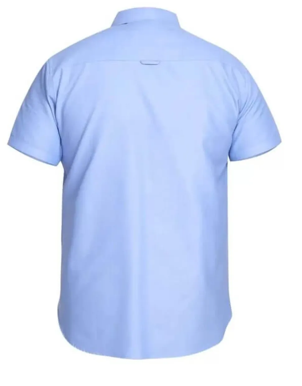 James Short Sleeve Outsize Oxford Shirt Sky Blue