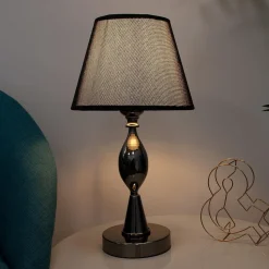 Jasny Chrome Table Lamp with Switch Control
