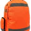 JCB Hi Viz Backpack Orange JCBBP68