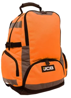 JCB Hi Viz Backpack Orange JCBBP67