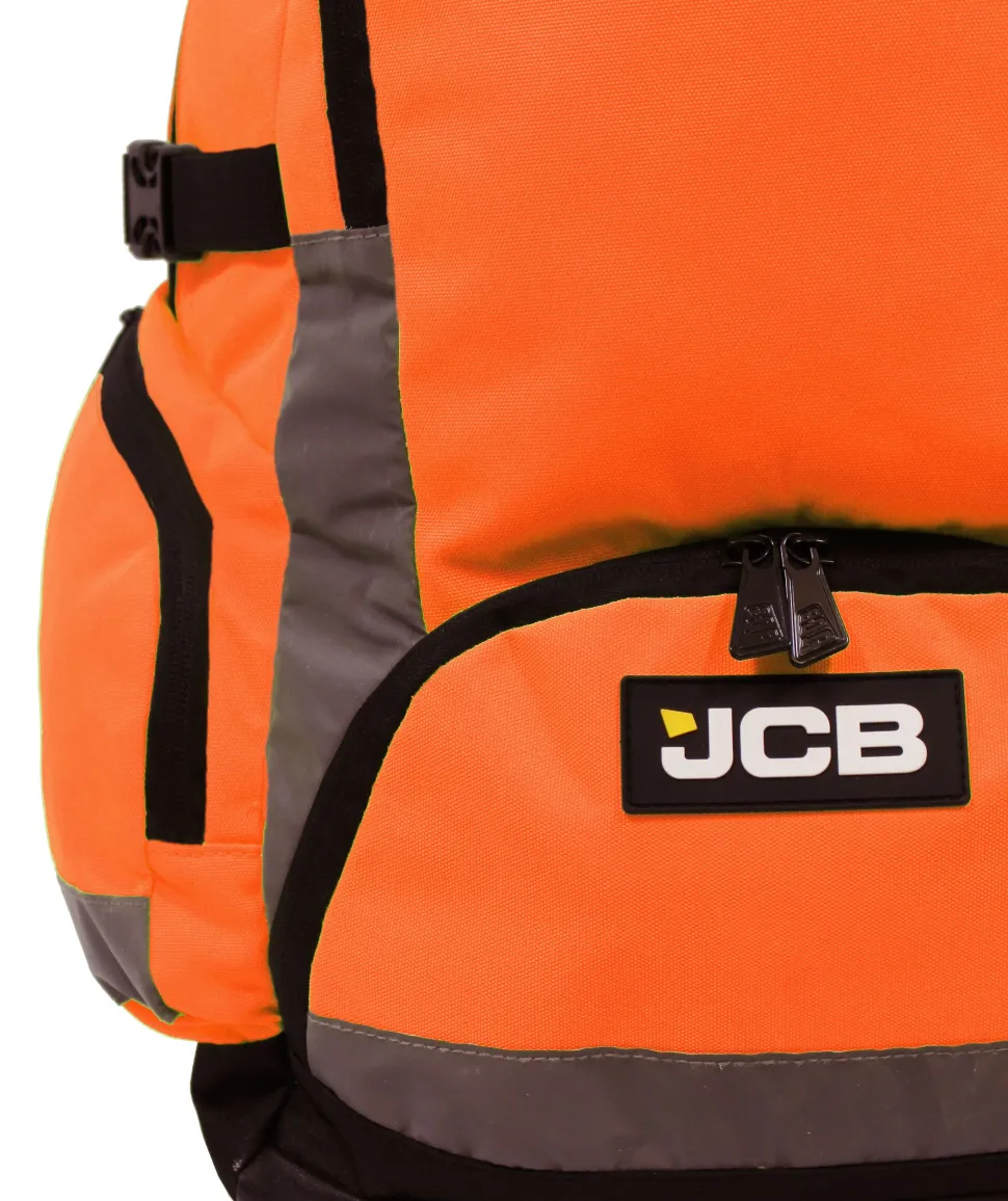 JCB Hi Viz Backpack Orange JCBBP67