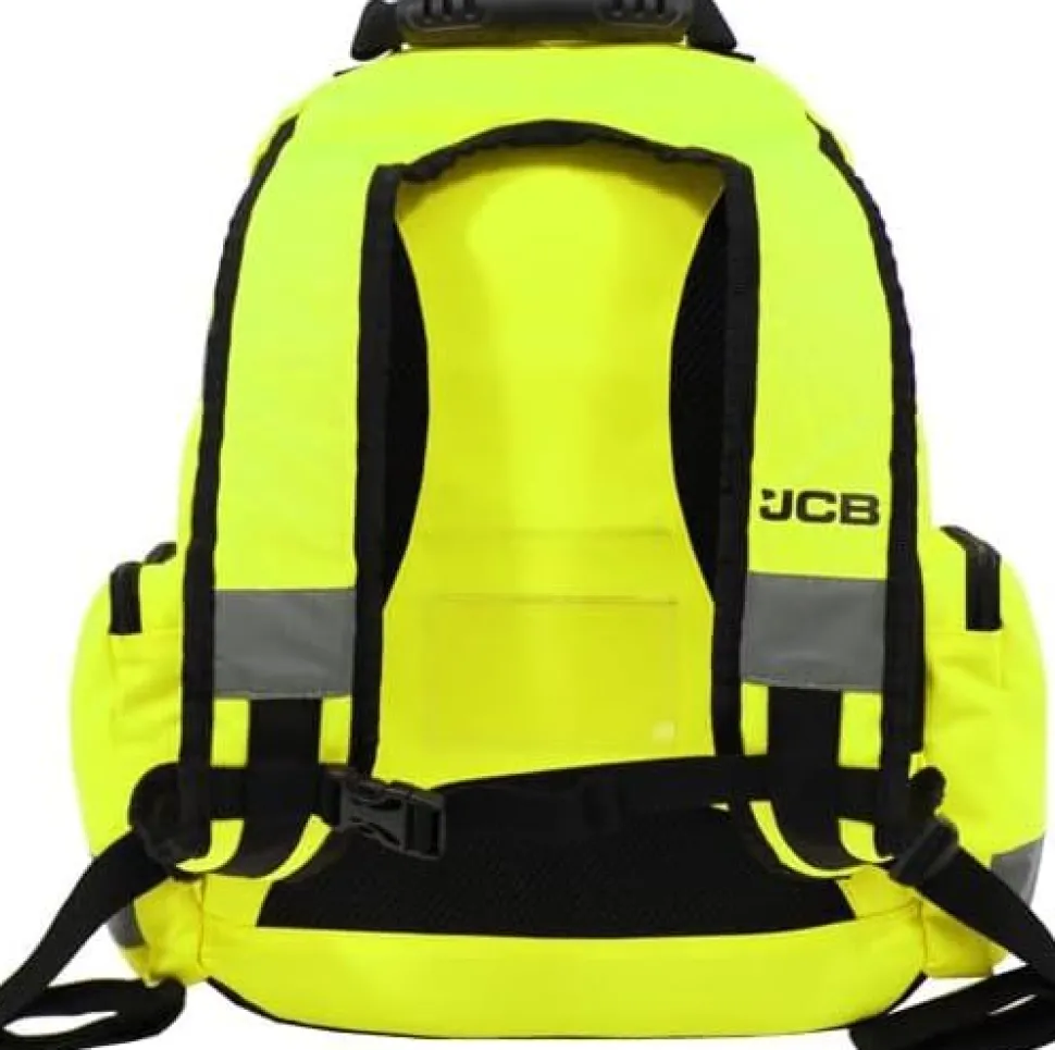 JCB Hi Viz Backpack Yellow JCBBP68