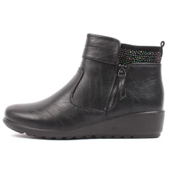 June Women's Comfort Walk Boots Black