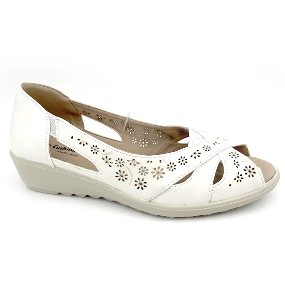 Kat Women's Cushion Walk Shoes White