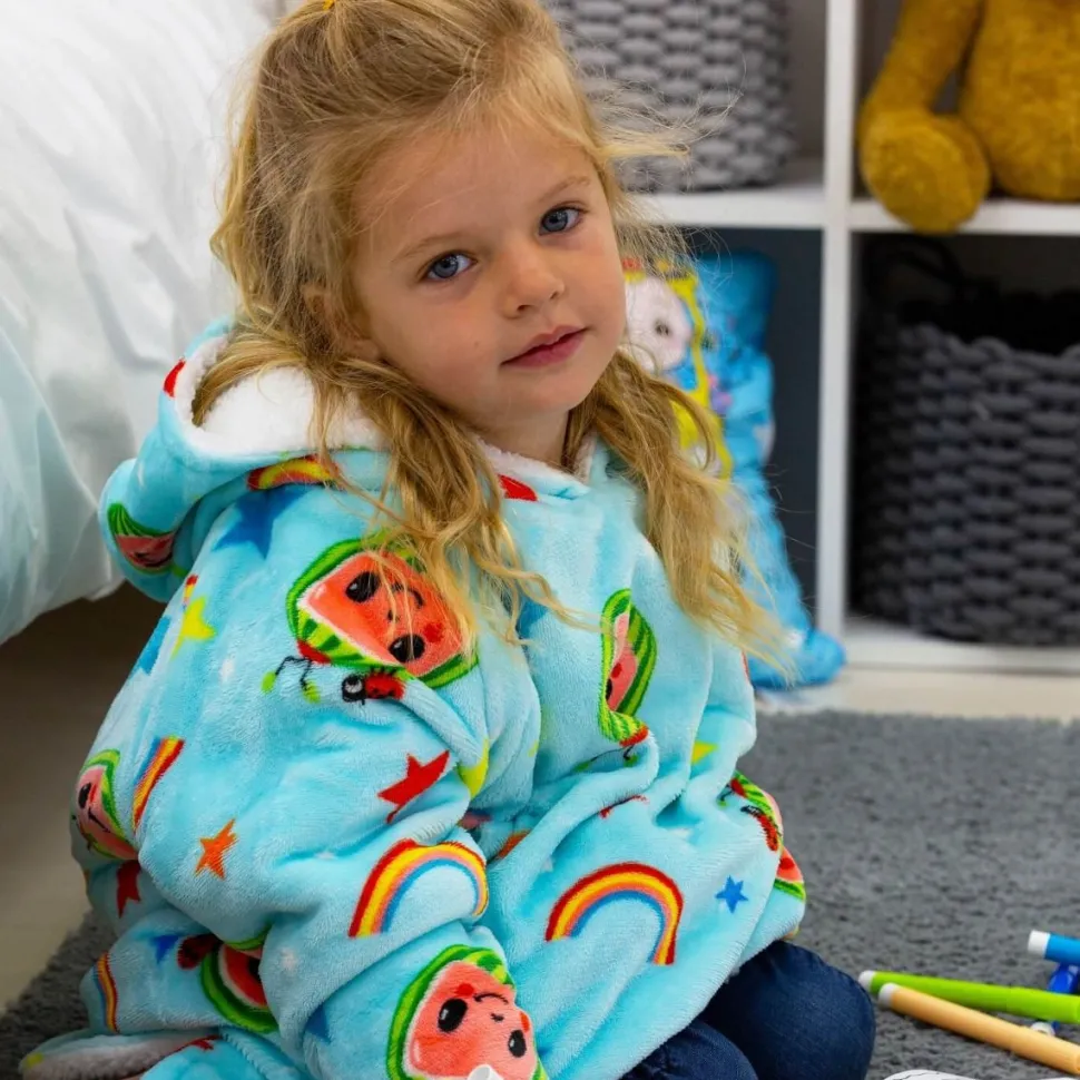 Kids Cocomelon Hugzee Hooded Blanket Small