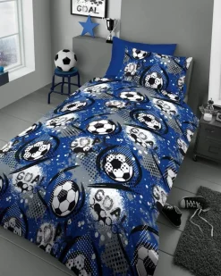 Kids Soft Touch Duvet Cover Set Single Goal