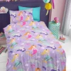 Kids Soft Touch Duvet Cover Set Single Mermaids