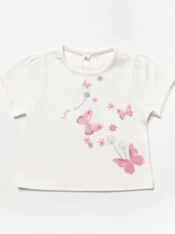 Kids Summer Hat & Dress Butterfly Pink