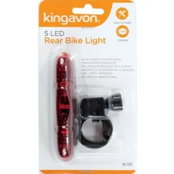 Kingavon 5 LED Rear Bike Light