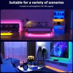 Kingavon Tape Light RGB Colour Changing Flexlight 1.8m with Remote