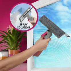 Kleeneze Squeegee Hand Held Window Wiper & Bottle