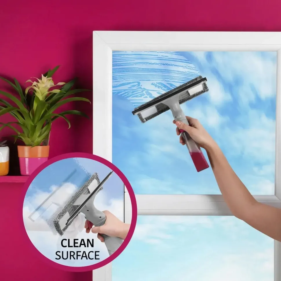 Kleeneze Squeegee Hand Held Window Wiper & Bottle