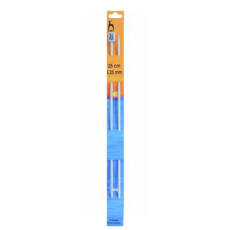 Knitting Needles 3.25 Size 25cm By Pony