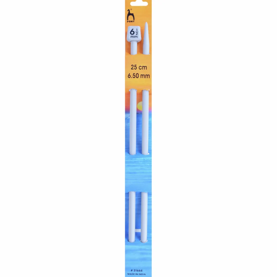Knitting Needles 6.5 Size 25cm By Pony
