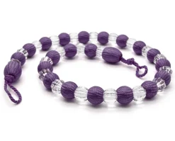 Krystal Beaded Tie Back Aubergine