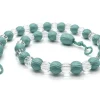 Krystal Beaded Tie Back Duck Egg