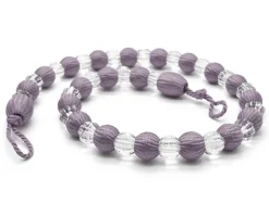 Krystal Beaded Tie Back Mauve