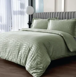 Larson Duvet Cover Set Sage