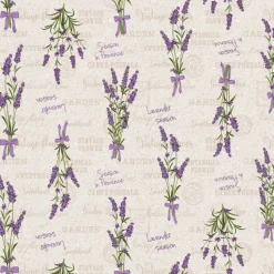 Lavender PVC Oil Cloth 1010-1 - Price by the metre