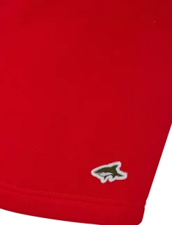 Le Shark Cotton Rich Shorts Chinese Red